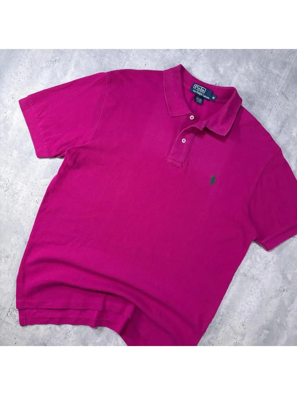 Y2K Polo Ralph Lauren 00s Pink Polo Shirt
